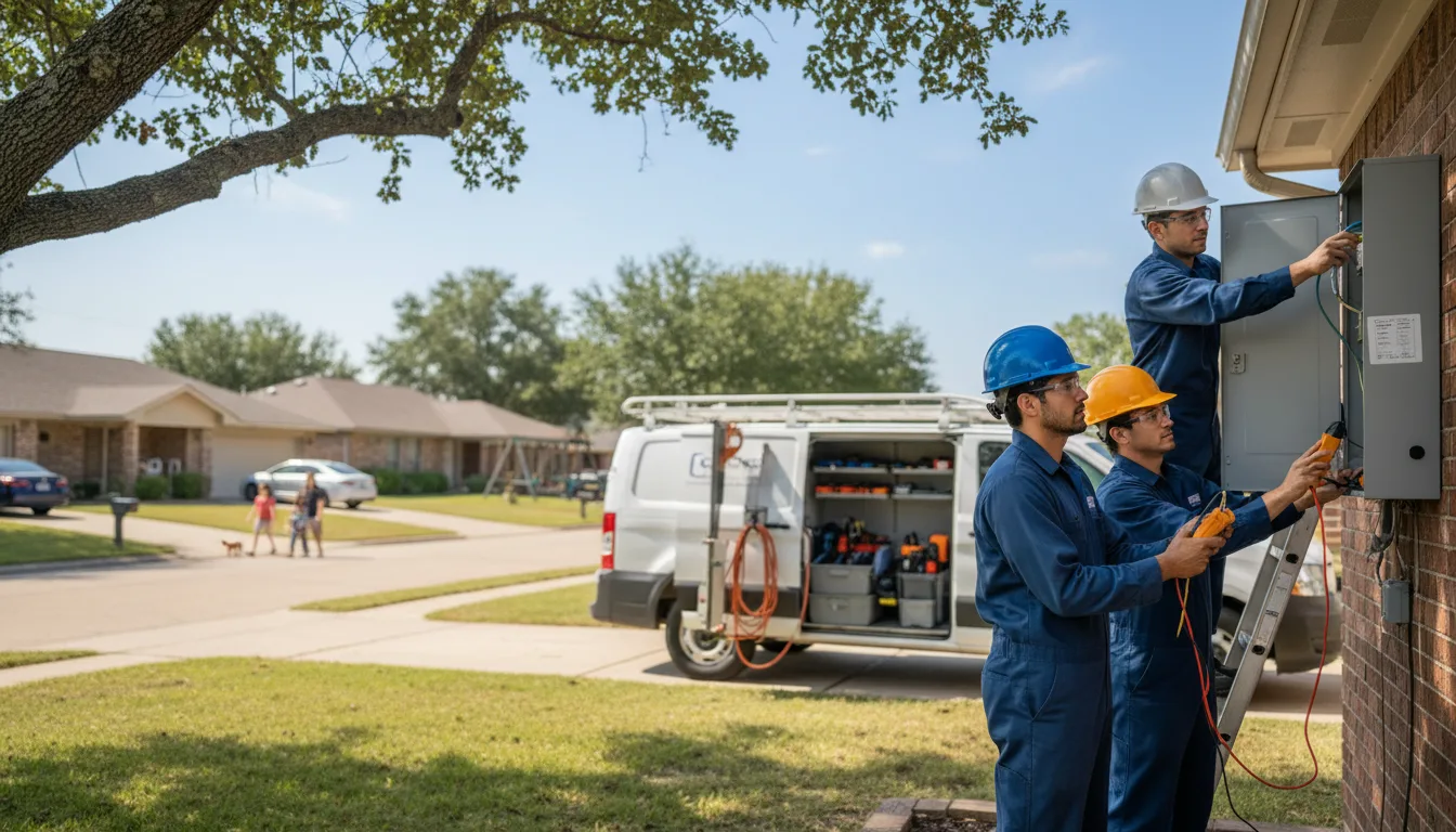 Certified electrician providing emergency electrical services in Galva, IL